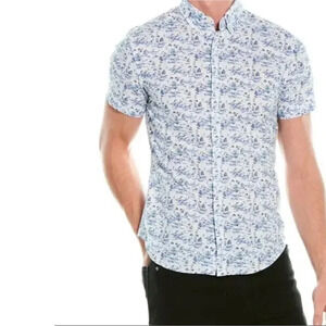 Bonobos Standard Fit Sailboats Short Sleeve Button Up‎ Shirt Size XXL